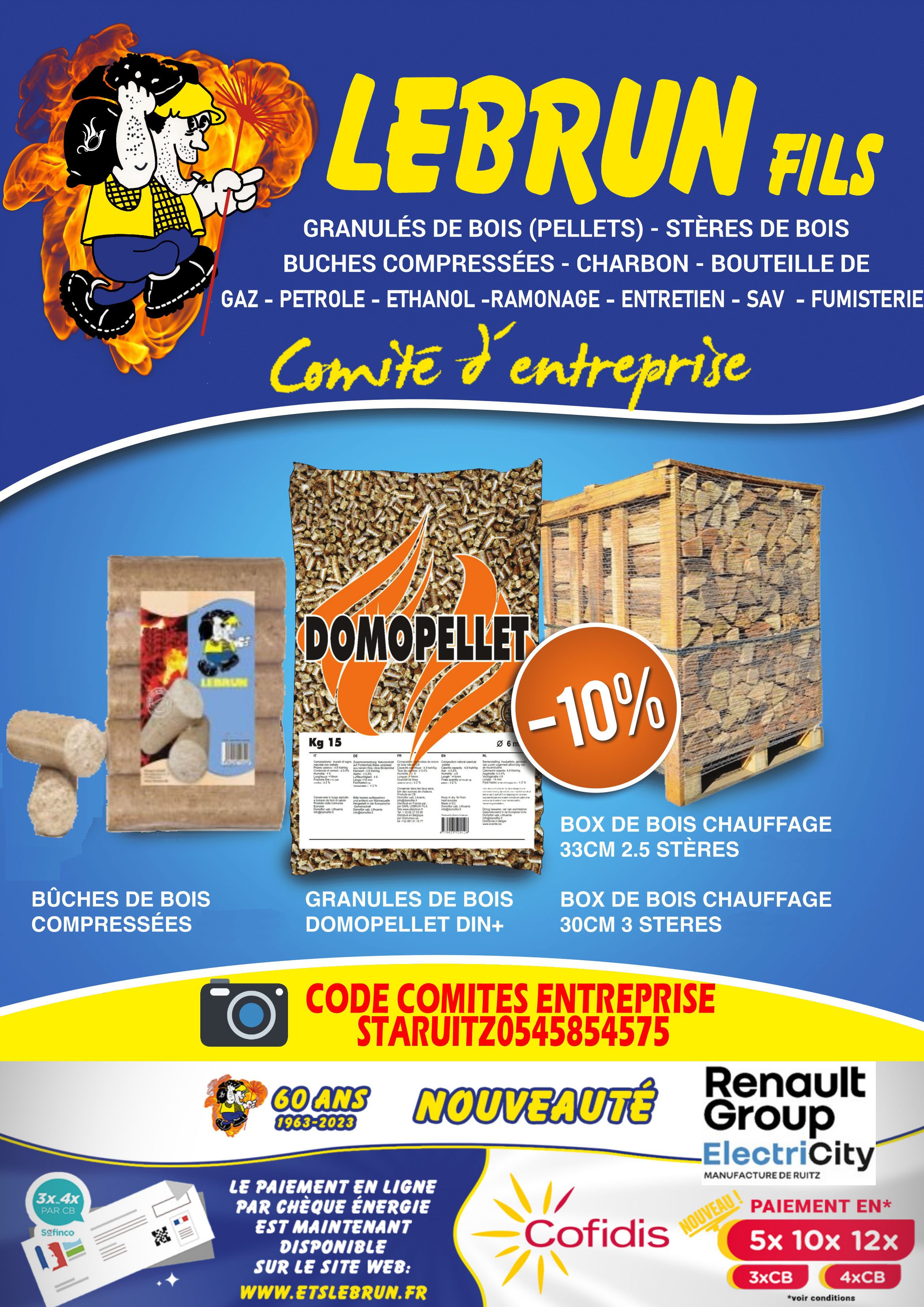 1 COMITES DENTREPRISE SAT RUITZ affiche 2023 LEBRUN Fils